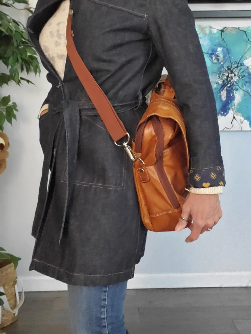 Wilsons Leather Messenger Laptop Briefcase Business Travel Carryon Bag